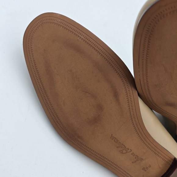 8.5W Sam Edelman Loraine Bit Loafers, Soft Beige Leather, Wide Width - Picture 14 of 14